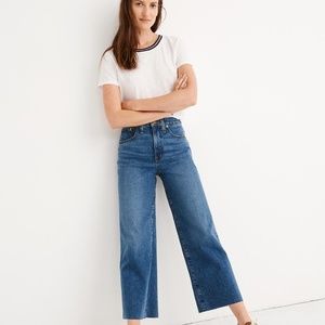 Madewell Slim Wide Leg Crop Size 25